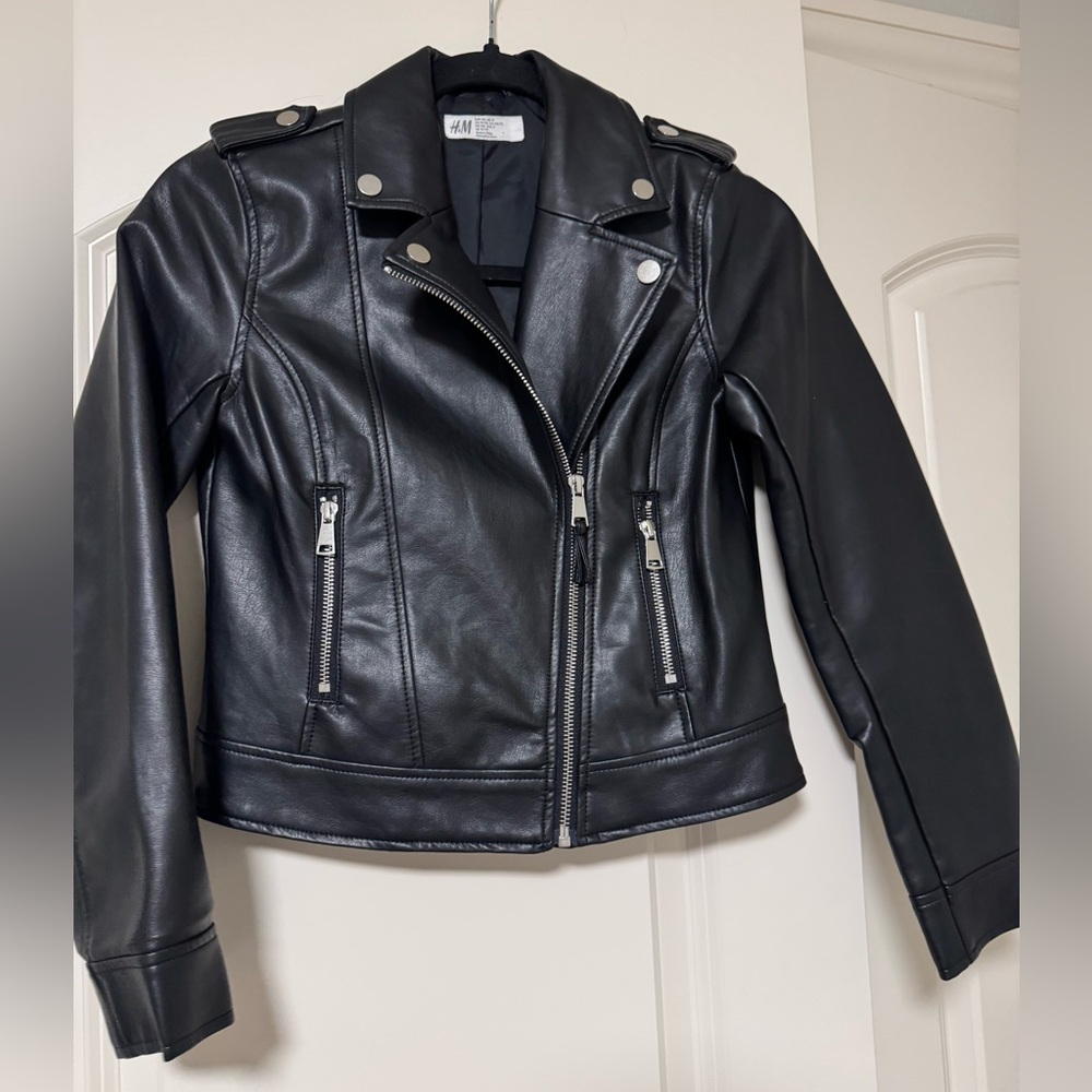 H&M girls biker jacket - Picture 5 of 6